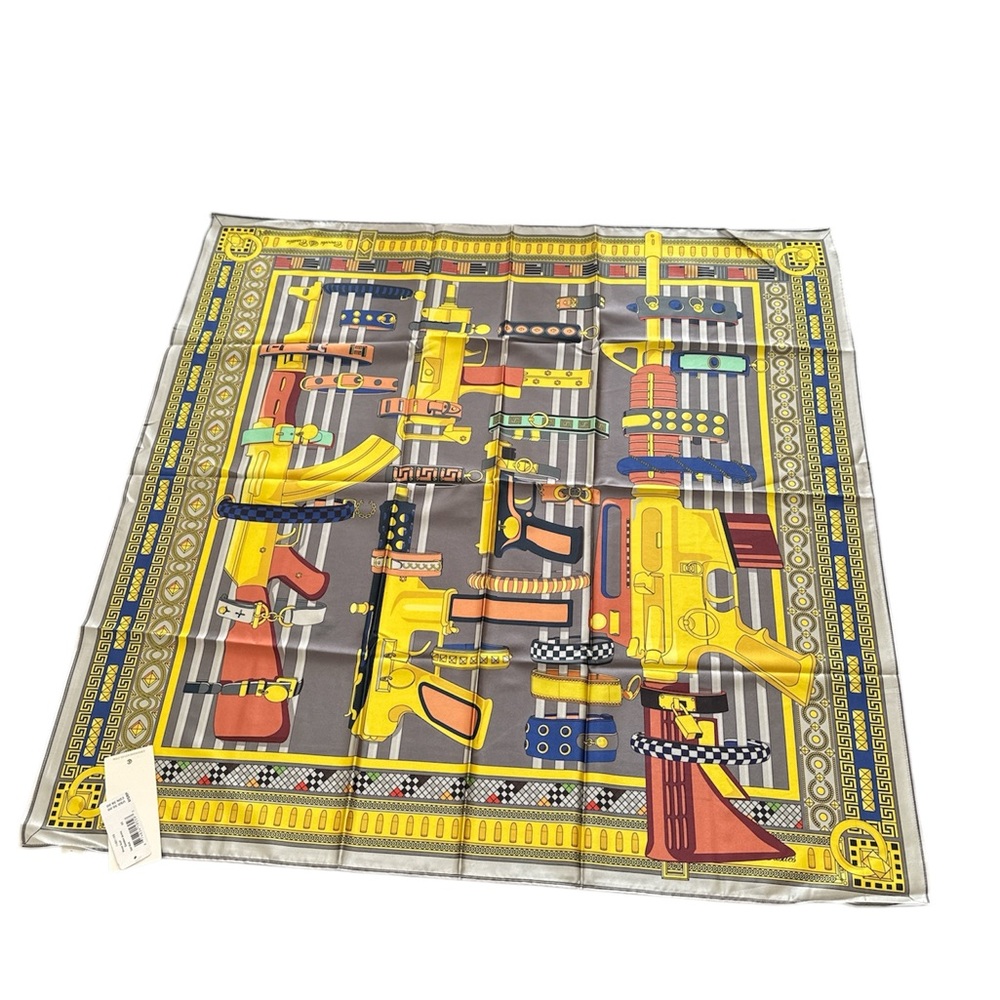 Crooks and Castles Scarf Woven Golden Armes NWT